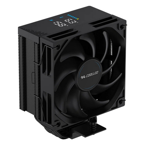 Вентилятор для процессора Coolleo CPU Cooler CL-B40-DIG-BK V2 Intel: LGA 115X/1200/1700/1851 AMD: AM4/AM5 220W TDP