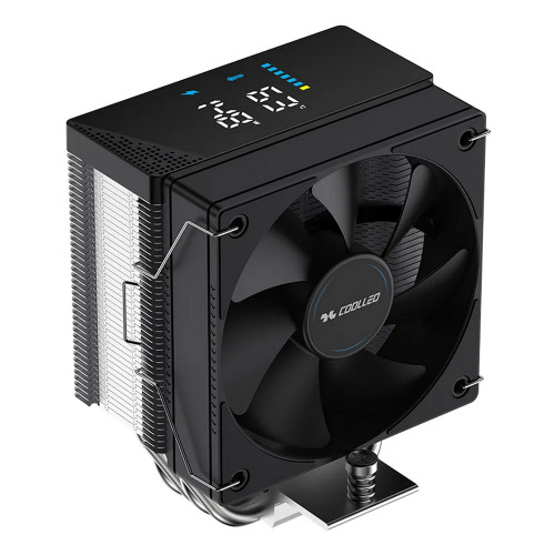 Вентилятор для процессора Coolleo CPU Cooler CL- B40S-DIG V2 Intel: LGA 115X/1200/1700/1851 AMD: AM4/AM5  200W TDP