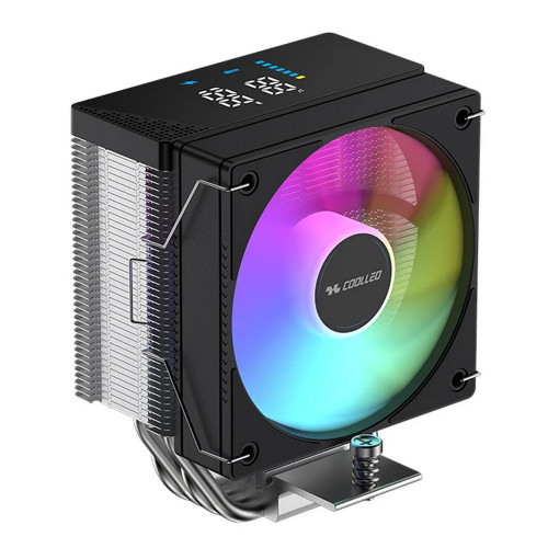 Вентилятор для процессора Coolleo CPU Cooler CL-B40S-DIG-ARGB V2 Intel: LGA 115X/1200/1700/1851 AMD: AM4/AM5 200W TDP