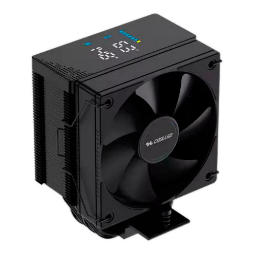 Вентилятор для процессора Coolleo CPU Cooler CL- B40S-DIG BK V2 Intel: LGA 115X/1200/1700/1851 AMD: AM4/AM5  200W TDP