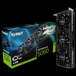 Видеокарта Palit RTX5060 INFINITY 3 OC 8GB GDDR7 128bit 3xDP HDMI 3FAN RTL