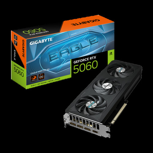 Видеокарта Gigabyte RTX5060 EAGLE MAX OC 8GB GDDR7 128bit 3xDP HDMI 3FAN RTL