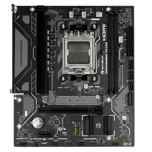 Материнская плата Maxsun MS-Challenger B650M V2 B650, AM5, 2DDR5, 1PCIEx16, 1PCIEx1, 1M.2, 6USB3.2Gen1, 4USB2.0, 3SATA3.0, 1G, DP, HDMI, M-ATX, RTL Материнская плата Maxsun MS-Challenger B650M V2 B650, AM5, 2DDR5, 1PCIEx16, 1PCIEx1, 1M.2, 6USB3.2Gen1, 4USB2.0, 3SATA3.0, 1G, DP, HDMI, M-ATX, RTL