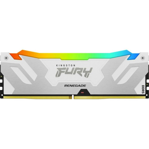 Модуль памяти Kingston 24GB DDR5 8000 FURY Renegade White RGB Non-ECC Unbuffered DIMM CL38 Модуль памяти Kingston 24GB DDR5 8000 FURY Renegade White RGB Non-ECC Unbuffered DIMM CL38