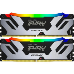 Модуль памяти Kingston 48GB DDR5 8800 FURY Renegade Silver RGB On-Die ECC CUDIMM CL42 kit 224gb Модуль памяти Kingston 48GB DDR5 8800 FURY Renegade Silver RGB On-Die ECC CUDIMM CL42 kit 224gb