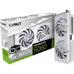 Видеокарта Palit RTX5060 WHITE OC 8GB GDDR7 128bit 3xDP HDMI 2FAN RTL