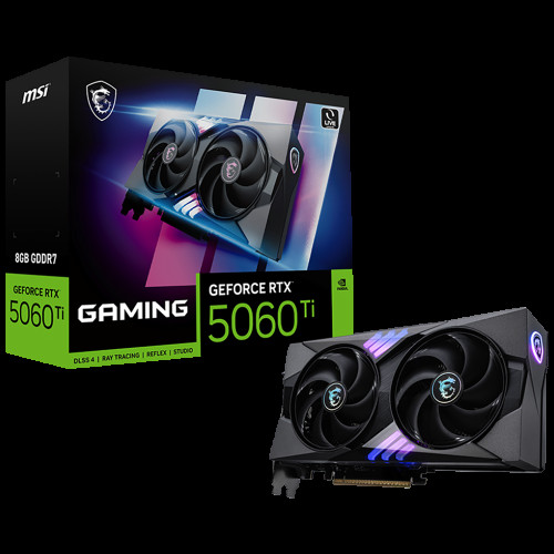Видеокарта MSI RTX5060Ti GAMING 8GB GDDR7 128bit 3xDP HDMI 2FAN RTL