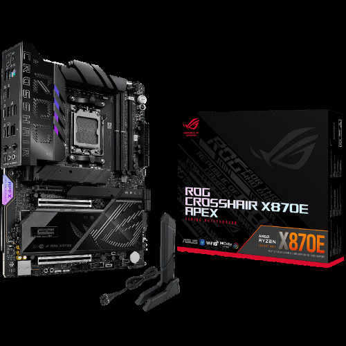 Материнская плата ASUS ROG CROSSHAIR X870E APEX AM5 ATX 2xDDR5 2xPCIEx16 PCIEx4 PCIEx1 5xM.2 3xUSB-C 5GLAN Wi-Fi 7 Материнская плата ASUS ROG CROSSHAIR X870E APEX AM5 ATX 2xDDR5 2xPCIEx16 PCIEx4 PCIEx1 5xM.2 3xUSB-C 5GLAN Wi-Fi 7