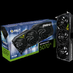 Видеокарта Palit RTX5070Ti GAMINGPRO-S 16GB GDDR7 256bit 3xDP HDMI 3FAN RTL Видеокарта Palit RTX5070Ti GAMINGPRO-S 16GB GDDR7 256bit 3xDP HDMI 3FAN RTL