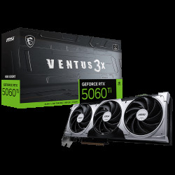 Видеокарта MSI RTX5060Ti VENTUS 3X 8GB GDDR7 128bit 3xDP HDMI 3FAN RTL