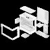 Корпус для ПК ASUS PRIME AP202 TG ARGB WHITE