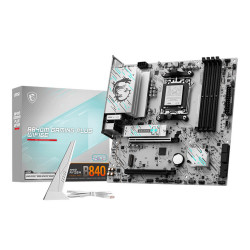 Материнская плата MSI B840M GAMING PLUS WIFI6E B840, AM5, 4DDR5, 2PCIEx16, 2M.2, 2TypeC, 1USB3.2Gen2, 4USB3.2Gen1, 8USB2.0, 4SATA3.0, 2.5G, HDMI, M-ATX, RTL