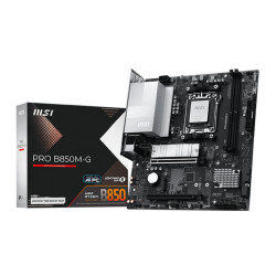 Материнская плата MSI PRO B850M-G B850, AM5, 4DDR5, 2PCIEx16, 2M.2, 2TypeC, 5USB3.2Gen1, 6USB2.0, 4SATA3.0, 5G, DP, HDMI, M-ATX, RTL