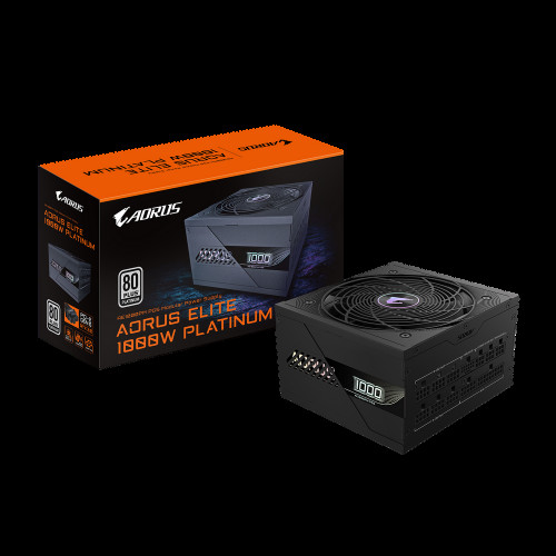 Блок питания ПК Gigabyte AE1000PM PG5 1000W, 80Plus, Platinum, Полностью модульный, PCIe Gen 5.1, ATX 3.0 compatible