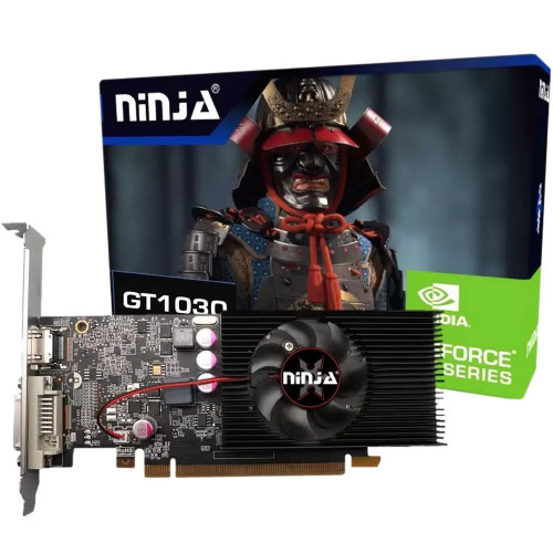 Видеокарта Ninja (Sinotex) GT1030 2GB GDDR5 64bit DVI HDMI 1FAN LP RTL {20} (607820) Видеокарта Ninja (Sinotex) GT1030 2GB GDDR5 64bit DVI HDMI 1FAN LP RTL {20} (607820)