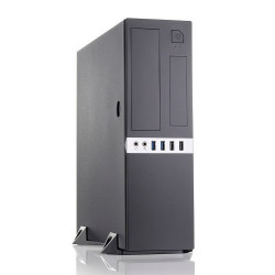 Корпус FoxLine FL-203-TFX300S |FL-203-TFX300S| Сase Foxline SFF mATX Desktop 300W, 2xUSB3.0, 2xUSB2.0, toolless, |FL-203-TFX300S| Black, 8cm. fan, powercord (970306)