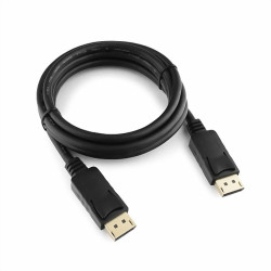 Кабель DisplayPort Cablexpert CC-DP2-6, v1.2, 1.8м, 20M/20M, черный, экран, пакет RTL {100}