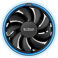 Вентилятор PCCooler PCCooler E126MB Кулер S775/115X/AM2/2+/AM3/3+/AM4/FM1/FM2/2+ (TDP 92W, вент-р 120мм с PWM, Blue LED FAN, 1000-1800RPM, 26.5dBa) Retail Color Box {48} (111313)