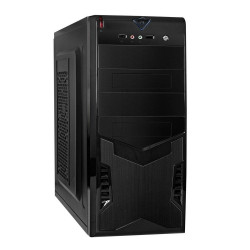 Корпус Exegate Корпус Miditower ExeGate CP-604-500W-8 (ATX, БП CP500 с вент. 8см, 2USB, аудио, черный) (109971)