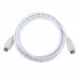 Кабель ACD-DHHM2-18W |ACD-DHHM2-18W| HDMI 2.0, Golden Plated,19m/19m, Белый, 1.8м, (742248) Кабель ACD-DHHM2-18W |ACD-DHHM2-18W| HDMI 2.0, Golden Plated,19m/19m, Белый, 1.8м, (742248)