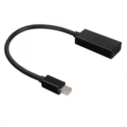 Кабель-адаптер ACD-DAMHF-01B |ACD-DAMHF-01B| mDP-HDMI, Golden Plated, 20m/19f, Черный, 0.2м (742569)