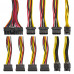 Блок питания Exegate EX221640RUS  450W 450PPX RTL, ATX, black, APFC, 14cm, 24p+(4+4)p, PCI-E, 4IDE, 5SATA, FDD