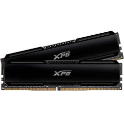 Модуль памяти ADATA GAMMIX D20 Black Gaming Memory AX4U320016G16A-DCBK20 32GB DDR4 3200 DIMM Non-ECC, CL16, 1.35V, Heat Shield, Kit (2x16GB), RTL (931726)