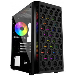 Корпус Powercase Корпус Powercase Mistral Micro T3B Tempered Glass, Mesh, 2x 140mm + 1х 120mm 5-color fan, чёрный, mATX (CMIMTB-L3) (202759)