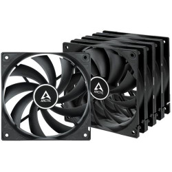 Вентилятор корпусной ARCTIC Cooling F12 Value pack Black (5pc)  (ACFAN00248A) (703291) {12}