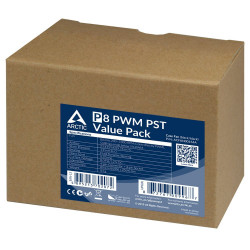 Вентилятор корпусной ARCTIC Cooling P8 PWM PST Value Pack (Black/Black) - retail (ACFAN00154A) (702072)