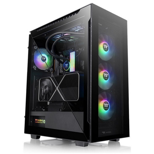 Корпус Thermaltake Divider 500 TG ARGB CA-1T4-00M1WN-01 Black/Win/SPCC/Tempered Glass4/120mm ARGB Fan3/120mm CA-1T4-00M1WN-01 Standard Fan1 (527880)