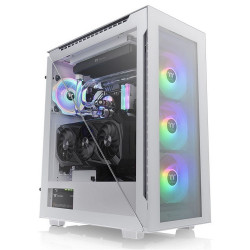 Корпус Thermaltake Divider 500 TG Snow ARGB CA-1T4-00M6WN-01 White/Win/SPCC/Tempered Glass4/120mm ARGB Fan3/120mm CA-1T4-00M6WN-01 Standard Fan1 (527897)