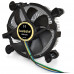 Вентилятор Exegate Кулер ExeGate EE97379 (Al, LGA775/1150/1151/1155/1156/1200, TDP 65W, Fan 92mm, 2400RPM, Hydro bearing, 4pin, 23db, 175г, на защелках, с термопастой, Retail box) (116481)