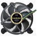 Вентилятор Exegate Кулер ExeGate EE97379 (Al, LGA775/1150/1151/1155/1156/1200, TDP 65W, Fan 92mm, 2400RPM, Hydro bearing, 4pin, 23db, 175г, на защелках, с термопастой, Retail box) (116481)