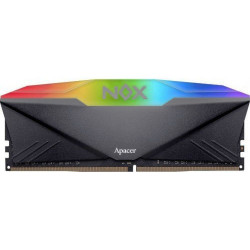 Модуль памяти Apacer NOX RGB Black Gaming Memory AH4U16G32C28YNBAA-1 16GB DDR4 3200 DIMM Non-ECC, CL16, 1.35V, Intel XMP 2.0, Heat Sink, RTL Модуль памяти Apacer NOX RGB Black Gaming Memory AH4U16G32C28YNBAA-1 16GB DDR4 3200 DIMM Non-ECC, CL16, 1.35V, Intel XMP 2.0, Heat Sink, RTL